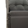 Sillas y mesita de jardín con cojines 3 piezas ratán PE gris de , Conjuntos de jardín - Ref: Foro24-365679, Precio: 250,87 €,...