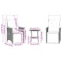 Gartenstühle und Tischchen mit Kissen, 3-teilig, aus grauem PE-Rattan. von , Gartensets - Ref: Foro24-365679, Preis: 250,87 €...