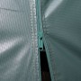 Carpa para ganado desmontable PVC verde oscuro 550g/m² 3,3x16 m
