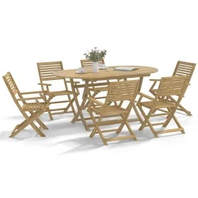 Faltbare Gartenstühle 8 Stück Akazienholz 54,5x61,5x86,5cm von , Gartenstühle - Ref: Foro24-3214227, Preis: 335,47 €, Rabatt: %