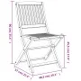Faltbare Gartenstühle, 8 Stück Massivholz Akazie, 48,5x57x90cm. von , Gartenstühle - Ref: Foro24-3214233, Preis: 352,47 €, Ra...