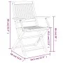 Faltbare Gartenstühle, 8 Stück Massivholz Akazie, 54,5x58x90cm. von , Gartenstühle - Ref: Foro24-3214231, Preis: 386,72 €, Ra...