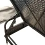 2 synthetic rattan sun loungers with canopy and table in black. by , Loungers - Ref: Foro24-3261569, Price: 389,15 €, Discoun...