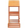 Cama con techo madera maciza pino marrón 90x190 cm de , Camas y somieres - Ref: Foro24-3282398, Precio: 280,83 €, Descuento: %