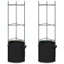 Support for tomatoes with 2 steel and PP bags, 116 cm. by , Pot stands - Ref: Foro24-4009284, Price: 51,29 €, Discount: %