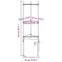 Support for tomatoes with 2 steel and PP bags, 116 cm. by , Pot stands - Ref: Foro24-4009284, Price: 51,29 €, Discount: %