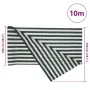 Green and white HDPE privacy net 2x10 m 195 g/m² by , Umbrellas - Ref: Foro24-4003755, Price: 41,12 €, Discount: %