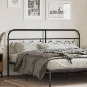 Schwarzes Metallkopfteil 160 cm von , Kopf- und Fußteile - Ref: Foro24-377152, Preis: 48,23 €, Rabatt: %
