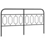 Cabecero de metal negro 160 cm de , Cabeceros y pies de cama - Ref: Foro24-377152, Precio: 48,19 €, Descuento: %
