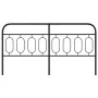 Cabecero de metal negro 160 cm de , Cabeceros y pies de cama - Ref: Foro24-377152, Precio: 48,19 €, Descuento: %