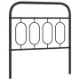 Cabecero de metal negro 80 cm de , Cabeceros y pies de cama - Ref: Foro24-377144, Precio: 32,85 €, Descuento: %