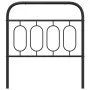 Schwarzes Metallkopfteil, 80 cm. von , Kopf- und Fußteile - Ref: Foro24-377144, Preis: 32,85 €, Rabatt: %