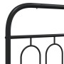 Schwarzes Metallkopfteil, 80 cm. von , Kopf- und Fußteile - Ref: Foro24-377144, Preis: 33,32 €, Rabatt: %
