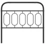 Cabecero de metal negro 100 cm de , Cabeceros y pies de cama - Ref: Foro24-377146, Precio: 38,08 €, Descuento: %