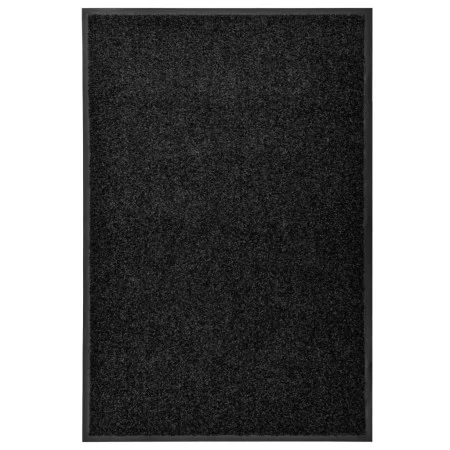 Schwarze waschbare Fußmatte 60x90 cm von vidaXL, Fußmatten - Ref: Foro24-323410, Preis: 43,08 €, Rabatt: %