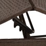 2 synthetic rattan sun loungers with a small table, brown color. by , Loungers - Ref: Foro24-4002711, Price: 278,32 €, Discou...