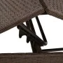 2 synthetic rattan sun loungers with a small table, brown color. by , Loungers - Ref: Foro24-4002711, Price: 273,00 €, Discou...