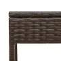 2 synthetic rattan sun loungers with a small table, brown color. by , Loungers - Ref: Foro24-4002711, Price: 273,00 €, Discou...