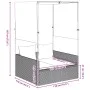 Double sun lounger with roof and beige synthetic rattan curtains by , Loungers - Ref: Foro24-4002758, Price: 229,68 €, Discou...