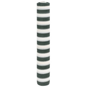 Green and white HDPE privacy net 2x25 m 75 g/m² by , Umbrellas - Ref: Foro24-4003720, Price: 33,86 €, Discount: %