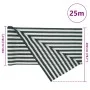 Green and white HDPE privacy net 2x25 m 75 g/m² by , Umbrellas - Ref: Foro24-4003720, Price: 33,95 €, Discount: %