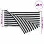 Gray anthracite white HDPE privacy net 1.8x25 m 195 g/m² by , Umbrellas - Ref: Foro24-4003699, Price: 70,28 €, Discount: %