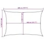 Rectangular HDPE sail shade in sand color, 160 g/m², 2.5x4 m. by , Umbrellas - Ref: Foro24-4002036, Price: 29,46 €, Discount: %