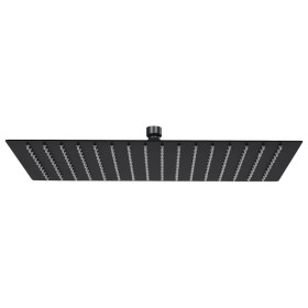 Rain shower head, stainless steel, black square, 40x30 cm by vidaXL, shower heads - Ref: Foro24-147701, Price: 42,77 €, Disco...