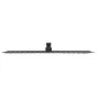 Cabezal ducha efecto lluvia acero inox cuadrado negro 40x30 cm de vidaXL, Cabezales de ducha - Ref: Foro24-147701, Precio: 41...