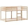 Cama litera con techo madera maciza de pino 90x200 cm de , Camas y somieres - Ref: Foro24-3282119, Precio: 239,53 €, Descuent...