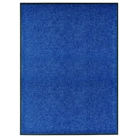 Felpudo lavable azul 90x120 cm de vidaXL, Felpudos - Ref: Foro24-323442, Precio: 56,91 €, Descuento: %