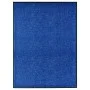 Felpudo lavable azul 90x120 cm de vidaXL, Felpudos - Ref: Foro24-323442, Precio: 56,88 €, Descuento: %