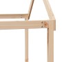 Cama litera con techo madera maciza de pino 90x200 cm de , Camas y somieres - Ref: Foro24-3282119, Precio: 239,53 €, Descuent...