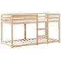 Litera con techo madera maciza de pino 90x200 cm de , Camas y somieres - Ref: Foro24-3281970, Precio: 230,06 €, Descuento: %