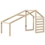 Bunk bed with solid pine wood roof 90x200 cm by , Beds and slatted bases - Ref: Foro24-3281970, Price: 230,41 €, Discount: %