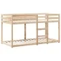 Bunk bed with solid pine wood roof 80x200 cm by , Beds and slatted bases - Ref: Foro24-3282041, Price: 196,33 €, Discount: %