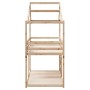 Cama litera con techo madera maciza de pino 80x200 cm de , Camas y somieres - Ref: Foro24-3282041, Precio: 195,04 €, Descuent...