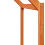 Bunk bed with solid pine wood roof in brown, 80x200 cm. by , Beds and slatted bases - Ref: Foro24-3282043, Price: 217,80 €, D...