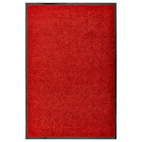 Felpudo lavable rojo 60x90 cm