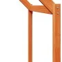 Hochbett mit massivem Kieferndach in brauner Wachsfarbe 80x200 cm. von , Betten und Lattenroste - Ref: Foro24-3282057, Preis:...