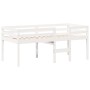 Hochbett mit weißem Massivholzdach aus Kiefer, weiß, 90x200 cm. von , Betten und Lattenroste - Ref: Foro24-3282133, Preis: 28...