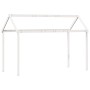 Hochbett mit weißem Massivholzdach aus Kiefer, weiß, 90x200 cm. von , Betten und Lattenroste - Ref: Foro24-3282133, Preis: 28...