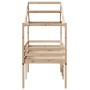 Hochbett mit massivem Kieferndach 80x200 cm von , Betten und Lattenroste - Ref: Foro24-3282055, Preis: 187,20 €, Rabatt: %