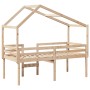 Hochbett mit massivem Kieferndach 80x200 cm von , Betten und Lattenroste - Ref: Foro24-3282055, Preis: 187,20 €, Rabatt: %