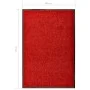 Rote waschbare Fußmatte 60x90 cm von vidaXL, Fußmatten - Ref: Foro24-323422, Preis: 32,62 €, Rabatt: %