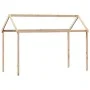 High bed with solid pine wood roof 90x190 cm by , Beds and slatted bases - Ref: Foro24-3282138, Price: 216,26 €, Discount: %