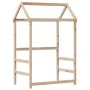 Bed frame with solid pine wood roof 90x200 cm by , Beds and slatted bases - Ref: Foro24-3282159, Price: 186,92 €, Discount: %