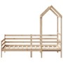 Sofa bed with solid pine wood roof 90x200 cm by , Beds and slatted bases - Ref: Foro24-3282202, Price: 166,81 €, Discount: %