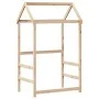 Sofá cama con techo madera maciza de pino 90x200 cm de , Camas y somieres - Ref: Foro24-3282202, Precio: 164,63 €, Descuento: %