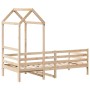 Sofa bed with solid pine wood roof 90x200 cm by , Beds and slatted bases - Ref: Foro24-3282202, Price: 166,81 €, Discount: %